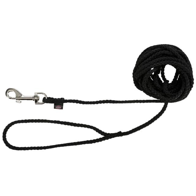 Повідець Trixie тросовий круглий для собак 500 cм Чорний (TX-19751) Повідець Trixie тросовий круглий для собак 500 cм Чорний (TX-19751)