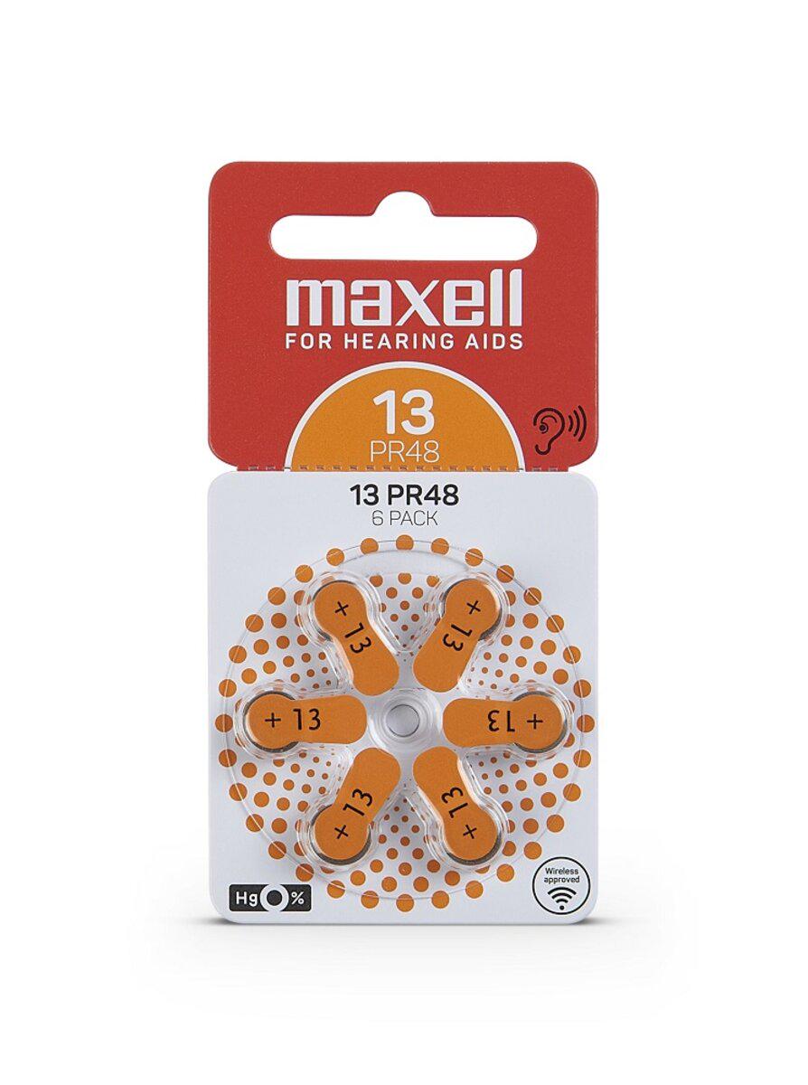 Батарейка Maxell PR48 13 6BS ZINC AIR (M-790419.00.EU)