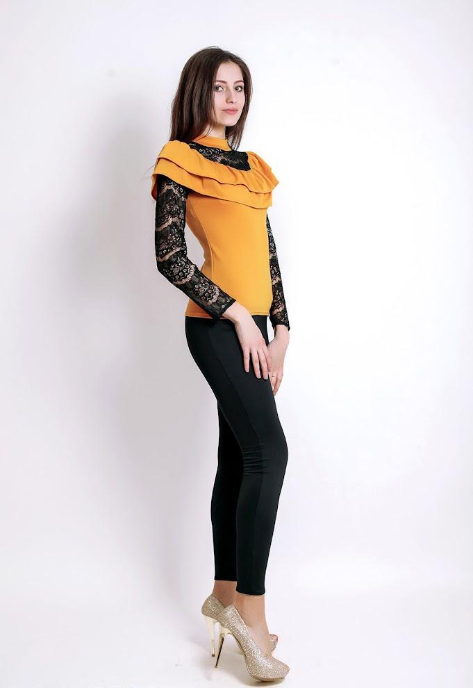 Кофта женская Podium Monaris 21100-MUSTARD XL Горчичный