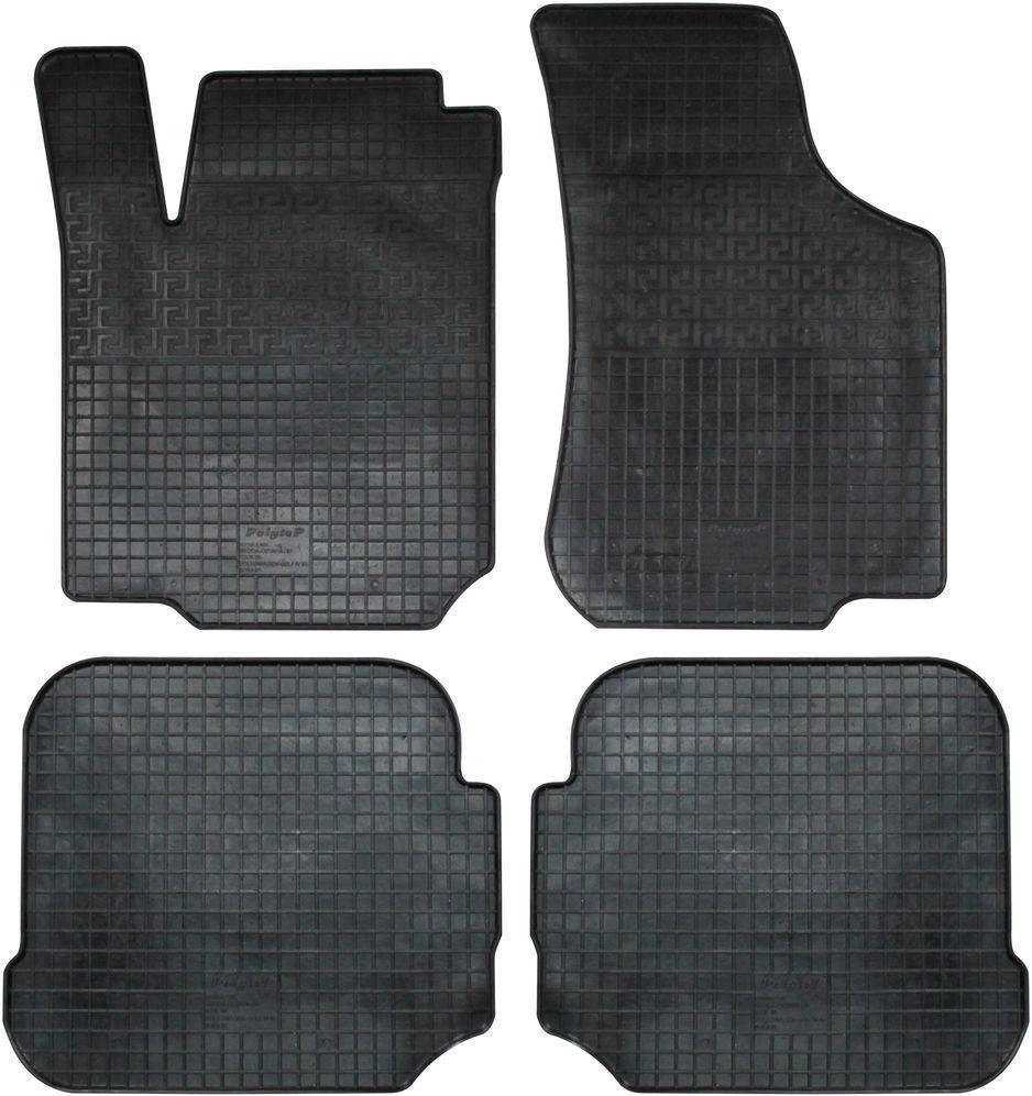 Коврики автомобильные в салон Polytep Skoda Octavia I с 97-04 г.в. 4 шт. Черный (15292986)