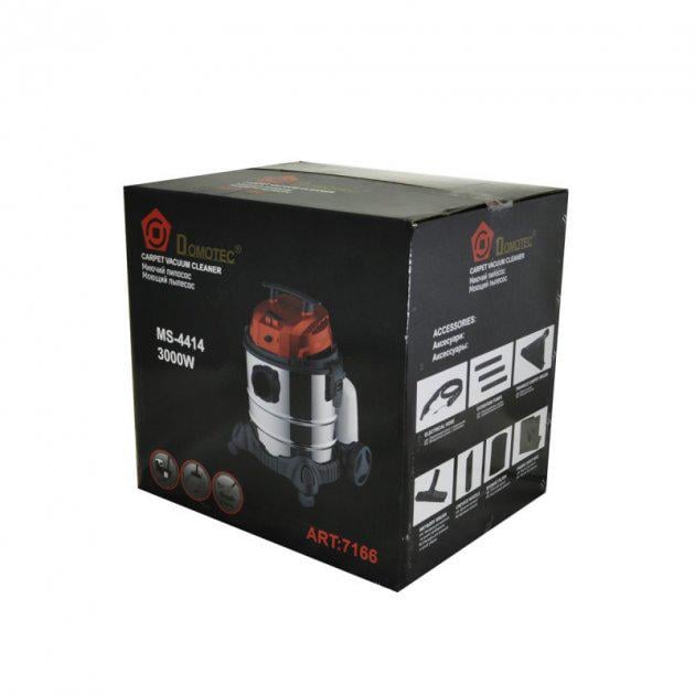 Пилосос промисловий Domotec для сухого та вологого прибирання 20 л (MS4414) - фото 5 Пилосос промисловий Domotec для сухого та вологого прибирання 20 л (MS4414) - фото 5