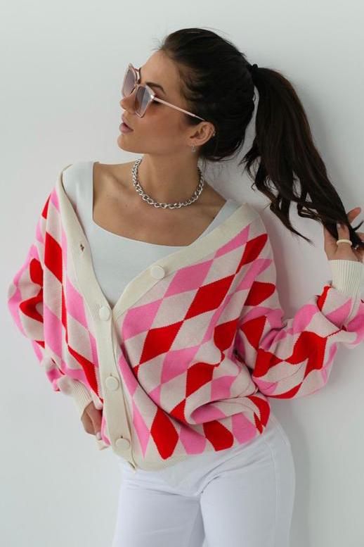 Кардиган женский S-XL Белый (194424) - фото 5 Кардиган женский S-XL Белый (194424) - фото 5