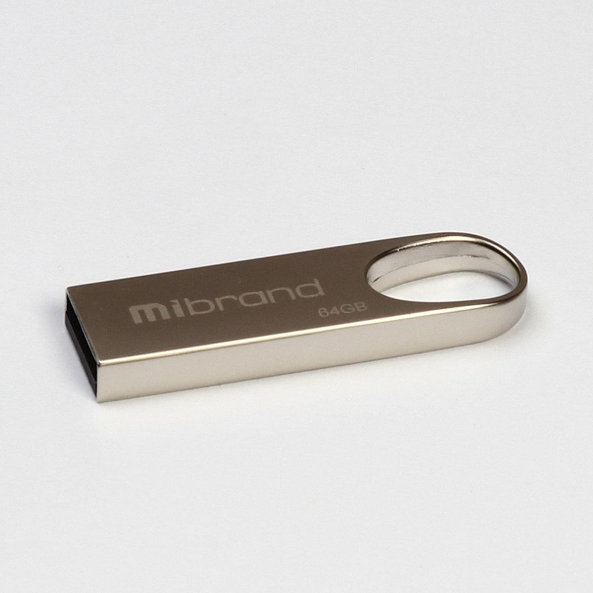 Флеш память Flash Mibrand Usb 2.0 Irbis 64 Gb Silver