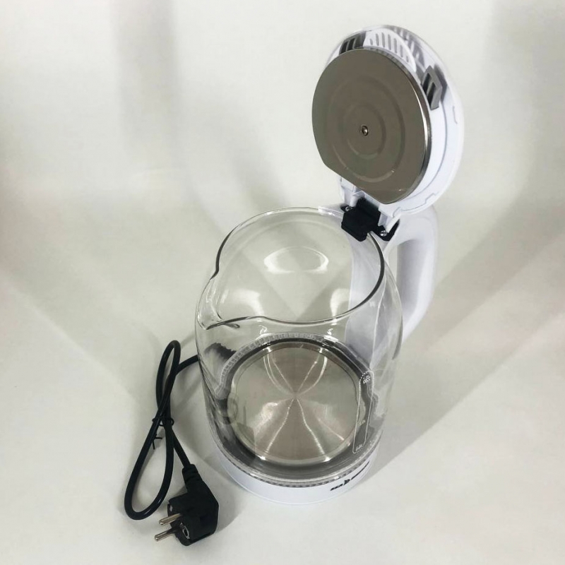 Електрочайник SeaBreeze SB-015 скляний 1,8 л 1500 Вт White (tf5876) - фото 5