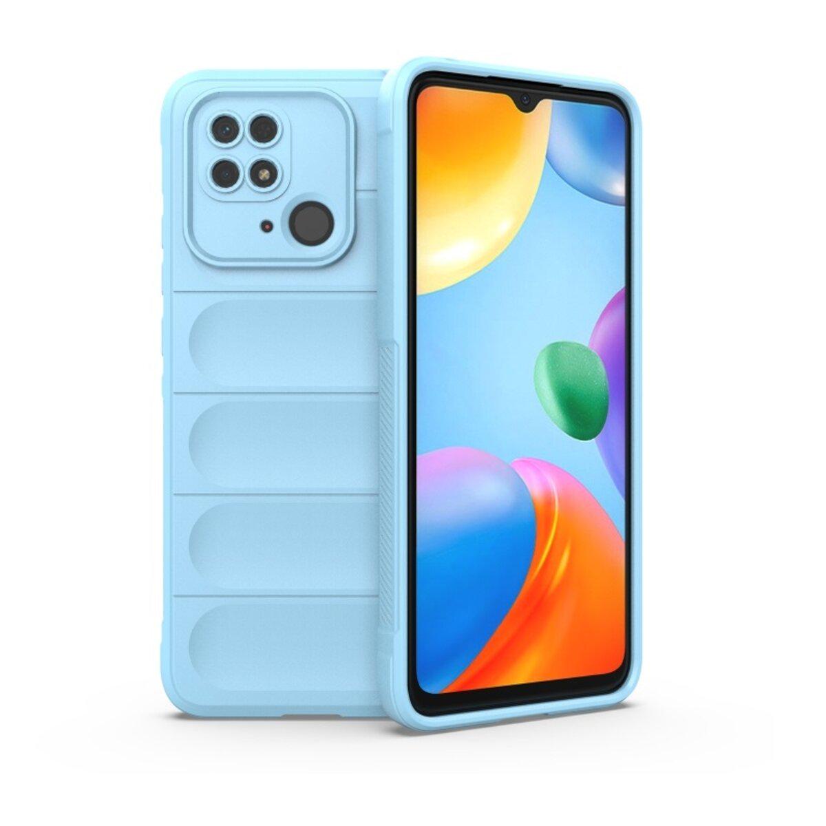 Противоударный чехол для Xiaomi Redmi 10C Cosmic Magic Shield / Light Blue