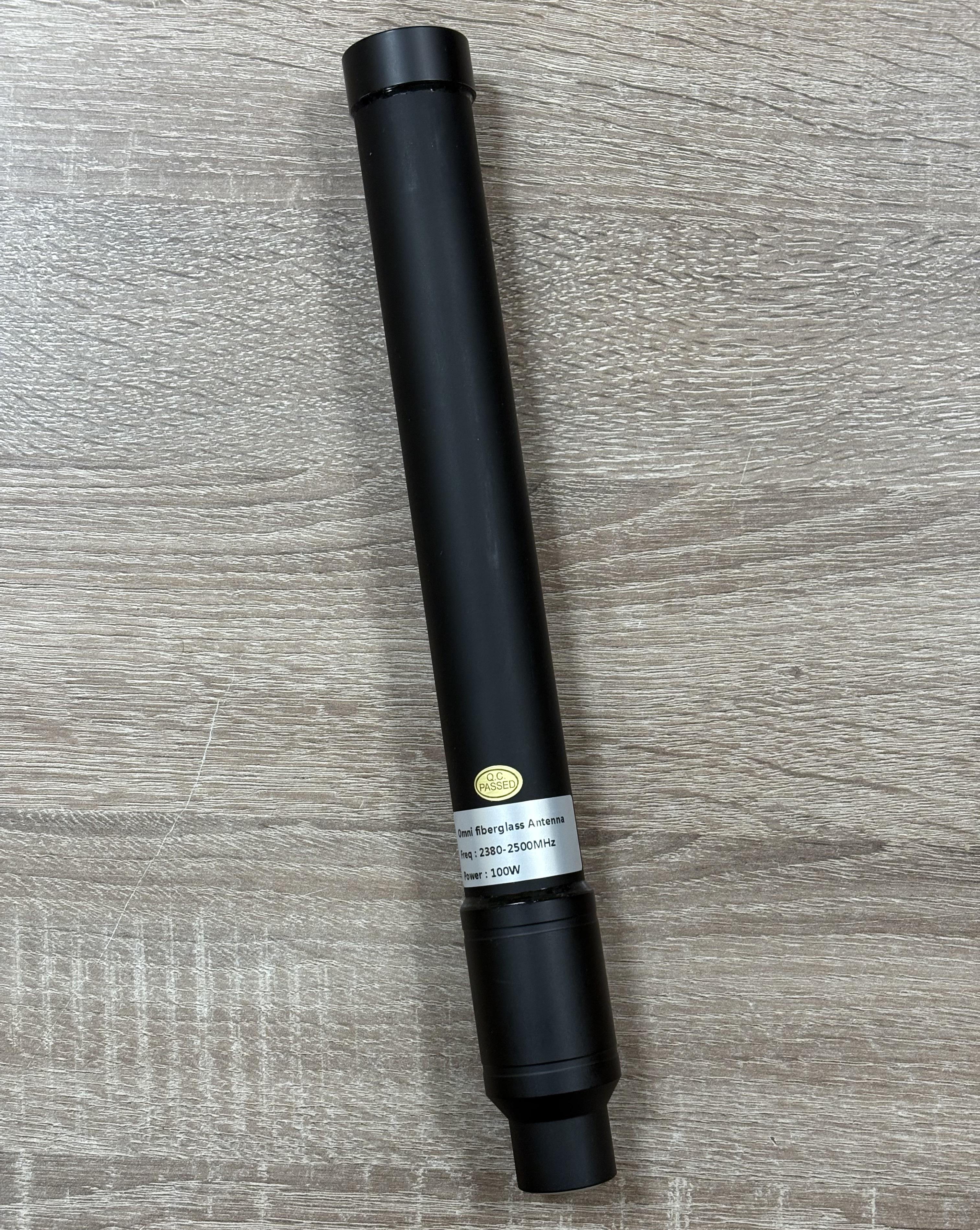 Антенна для РЭБ 2380-2500Mhz YNX-2.4G 100W N-Male всенаправленная вертикальная поляризация30 см Ø32 мм (00-00025992)