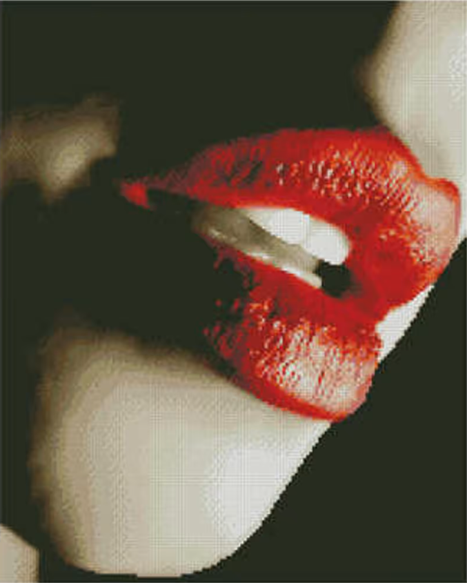 Алмазная мозаика Strateg Красный соблазн 40х50 см (L-119)