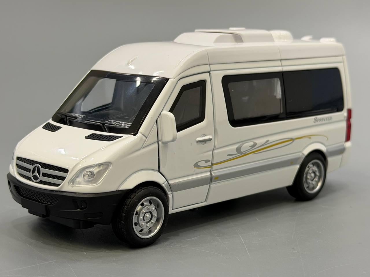 Машинка TK Union Group Mercedes-Benz Sprinter металл 1:32 Белый (ТК 1788)
