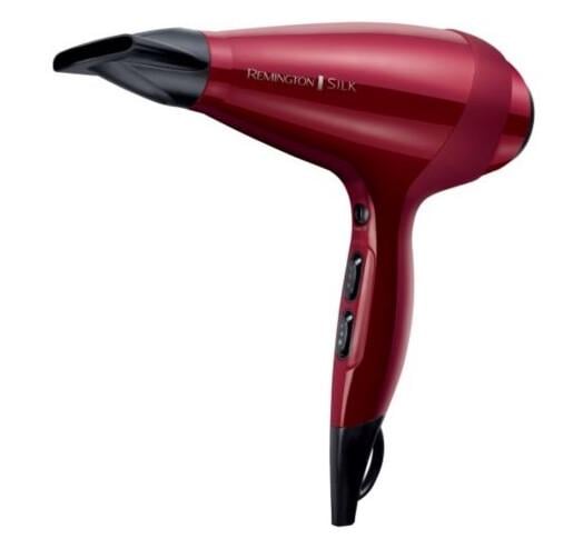 Фен для волосся Remington Silk 3 режиму іонізація холодне обдування 2400 Вт Червоний (620666)