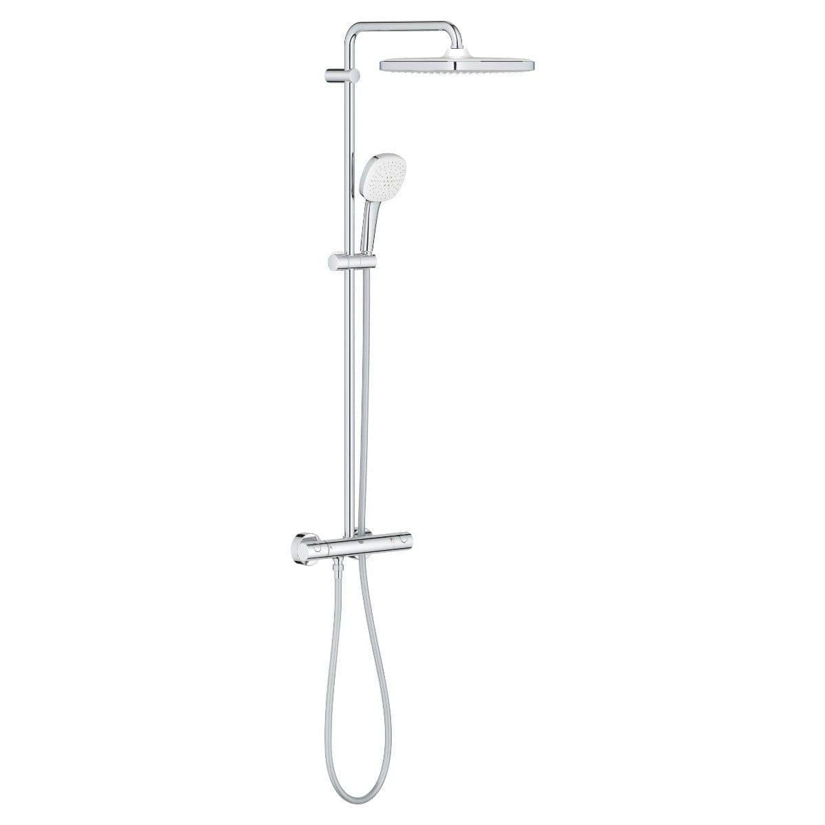 Душевая система Grohe Tempesta System 250 Cube с термостатом латунь Хром (26689001)