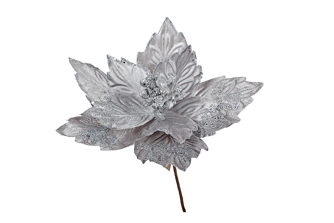 Цветок декоративный BonaDi Рождество 30 см (839-588)