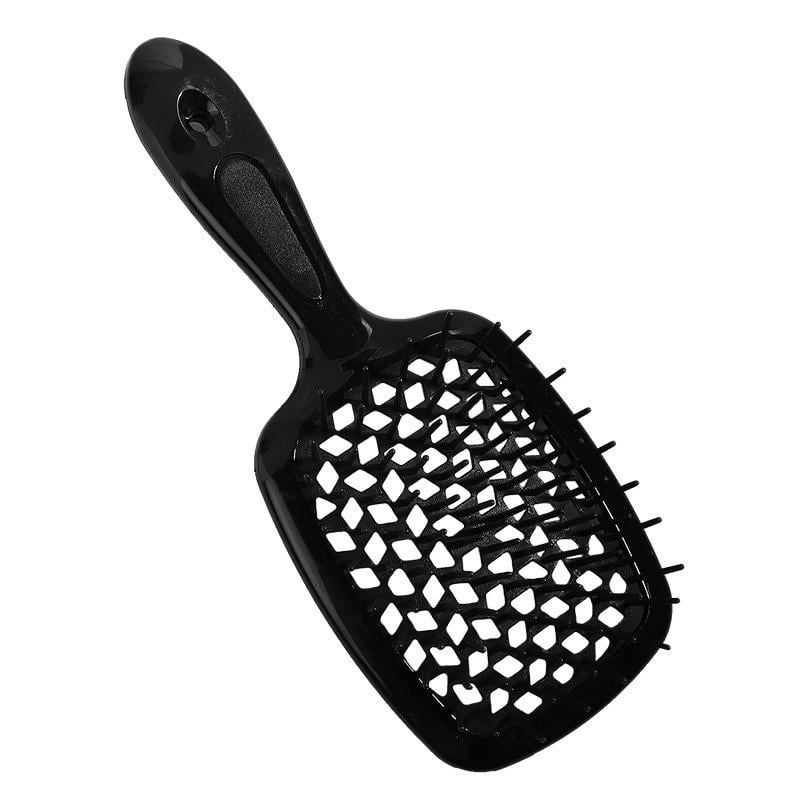 Гребінець для волосся жіночий масажний Чорний (AR004195)