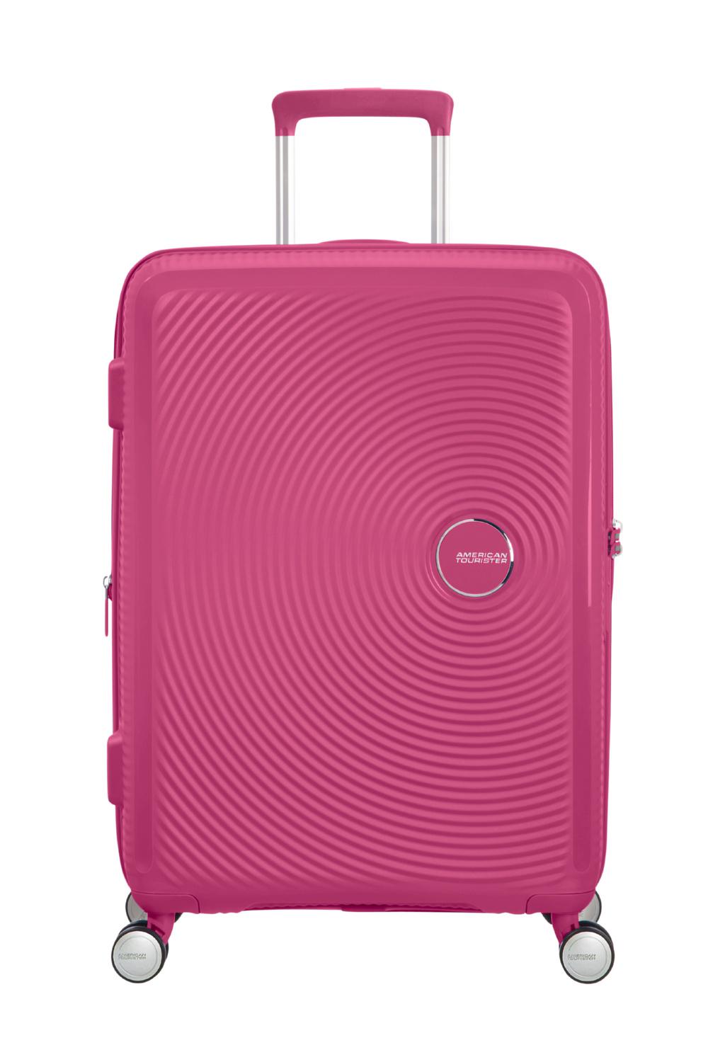 Чемодан с расширением American Tourister Soundbox 67x46,5x29/32 см Фуксия (32G-81002) - фото 1