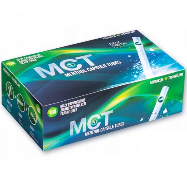 Гильзы для набивки сигарет с капсулой MCT Menthol 100 шт.