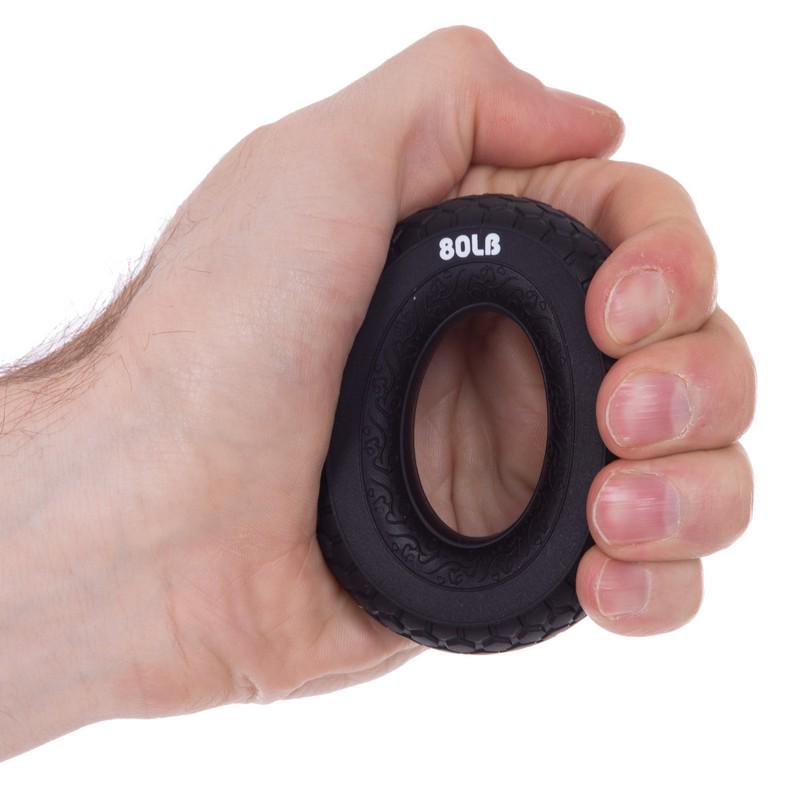 Еспандер кистьовий Jello Кільце навантаження 14-35 кг Чорний (FI-2524) - фото 3 Еспандер кистьовий Jello Кільце навантаження 14-35 кг Чорний (FI-2524) - фото 3