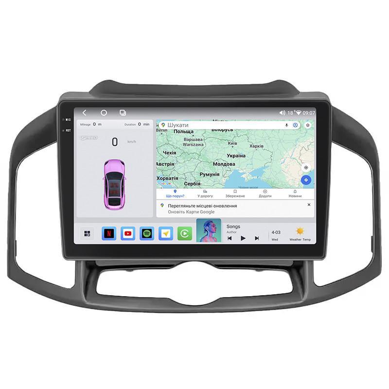 Автомагнитола штатная Lesko для Chevrolet Captiva I рестайлинг 3 2015-2018 10" 4/64 QLED CarPlay 4G Wi-Fi