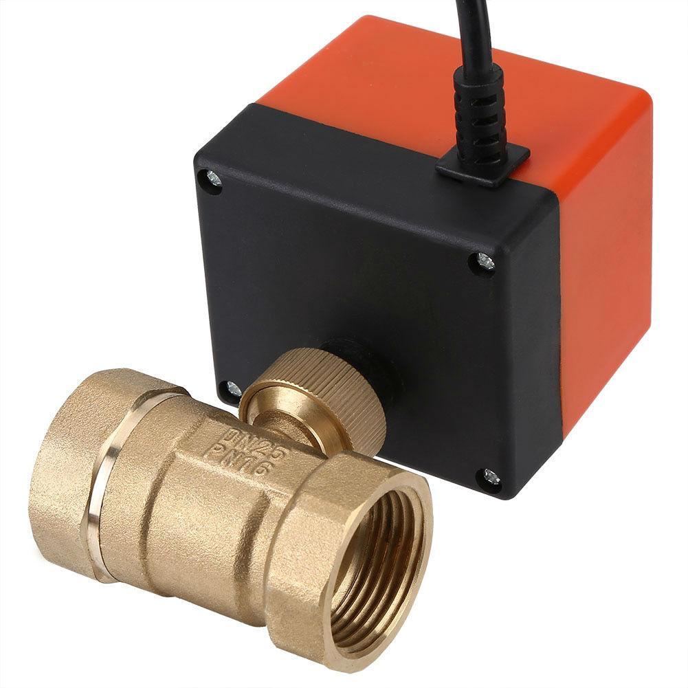 Клапан моторизований латунний кульовий 220В 1/2" - фото 5 Клапан моторизований латунний кульовий 220В 1/2" - фото 5