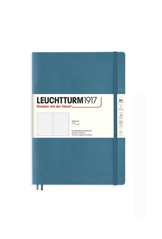 Блокнот Leuchtturm1917 Composition B5 мягкая обложка точка Stone Blue (365637)