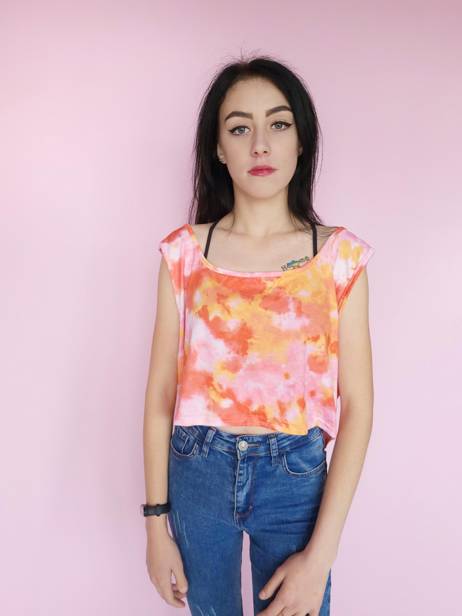 Топ-майка женская Boohoo XL Оранжевый (9845/48) Топ-майка женская Boohoo XL Оранжевый (9845/48)