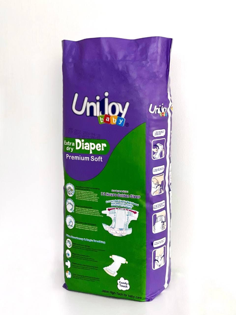 Підгузки UNIJOY Soft Diapers ультратонкі органічні 40 шт. S 3-6 кг (DS40) - фото 5