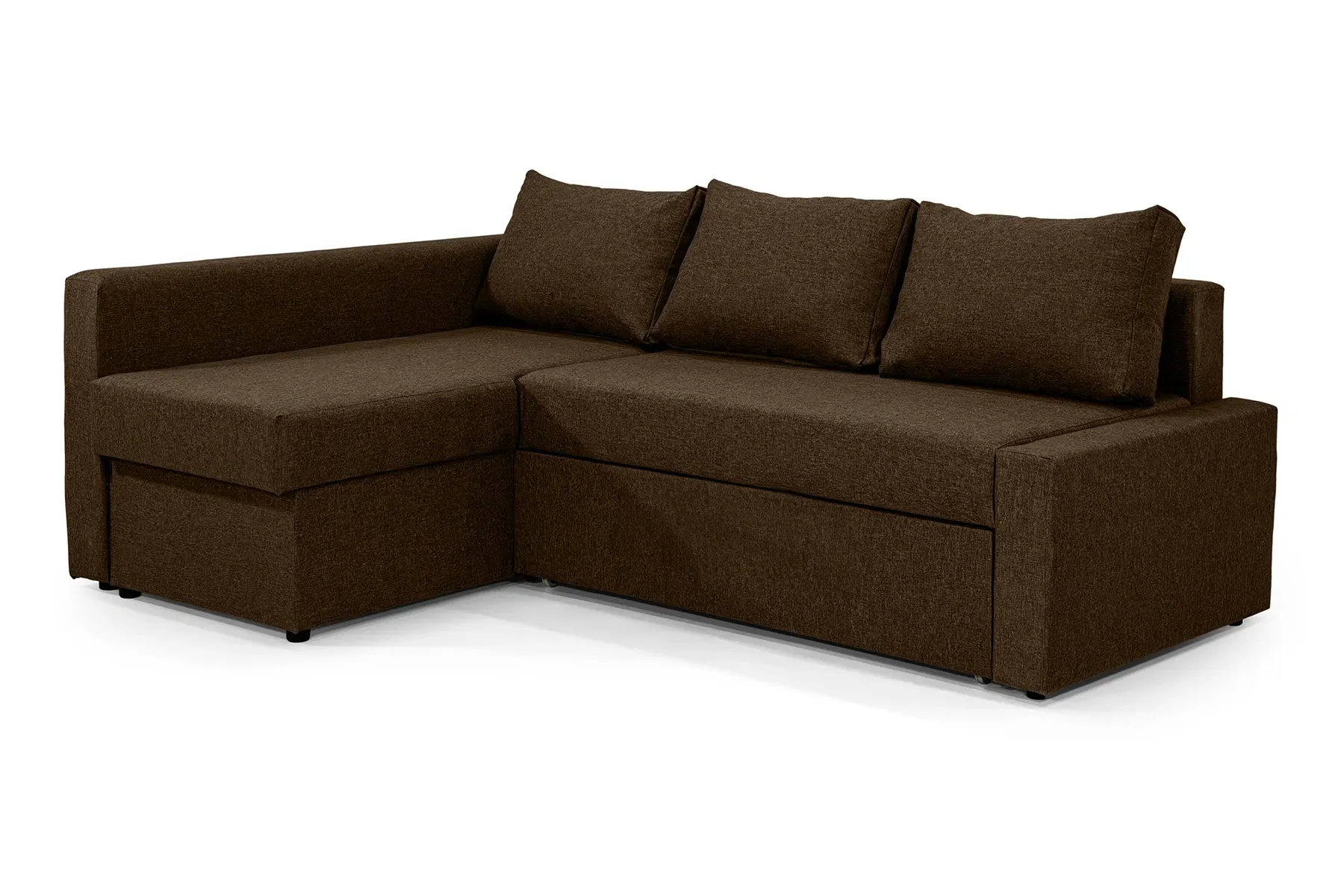 Диван угловой Неон 230х164 см Коричневый (28118803)