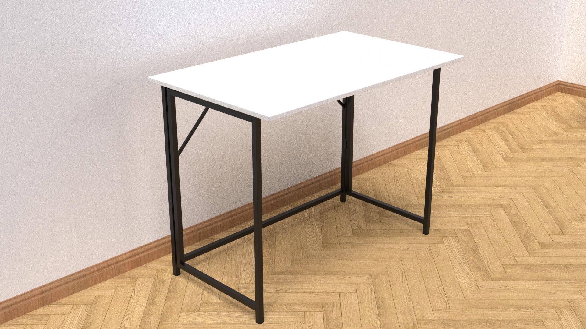 Стол раскладной Ferrum-decor Морис 900 ДСП/металл 16 мм 750x900x500 мм Черный/Белый/(FRD-107313) Стол раскладной Ferrum-decor Морис 900 ДСП/металл 16 мм 750x900x500 мм Черный/Белый/(FRD-107313)