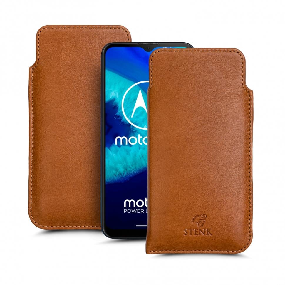 Футляр Stenk Elegance для Motorola Moto G8 Power Lite Camel (66034)