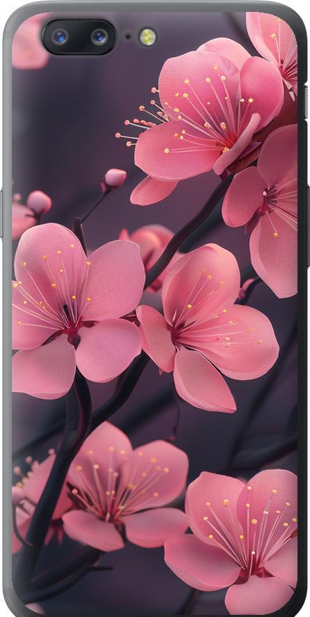 Чехол на OnePlus 5 Пурпурная сакура (6075u-969-42517)