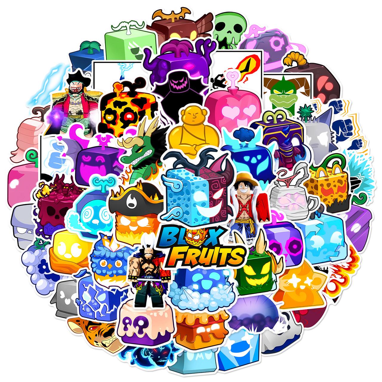 Стикеры Blox Fruits 50 шт. (2593252812)