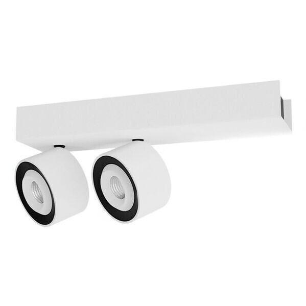 Спот Skarlat 61181 Mayi RSLC74126-2 2x7W WH+BK 3000K 7 Вт 1068 лм 3000K