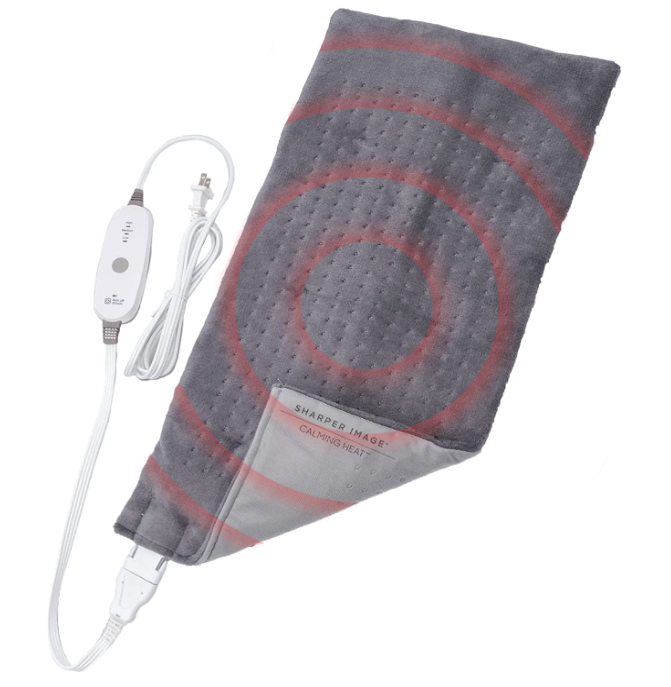 Коврик для спины массажный и согревающий Massaging weighted heating pad в чехле Gray (784779568) - фото 10