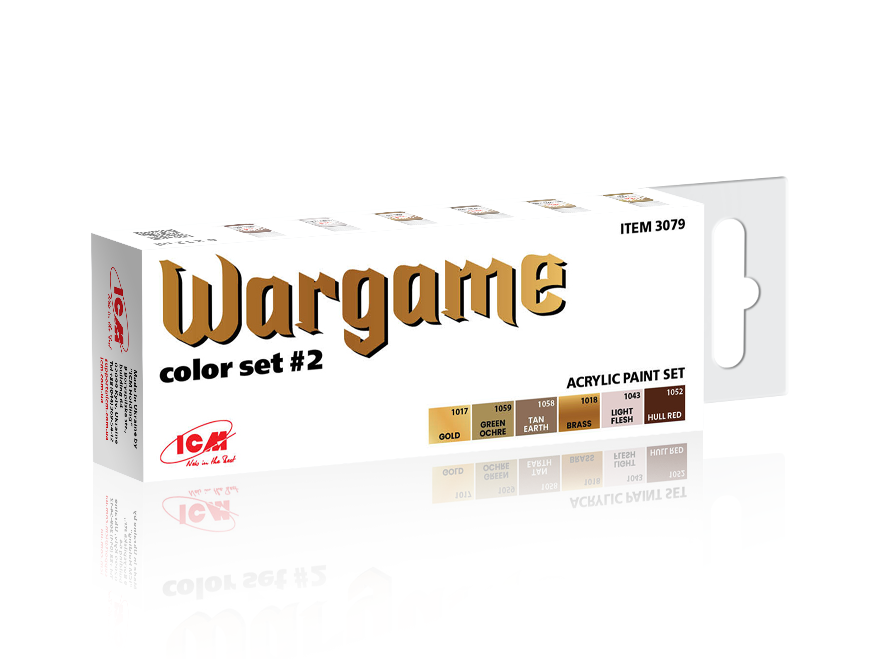 Набор акриловых красок ICM для Wargame Color Set #2 (3079)