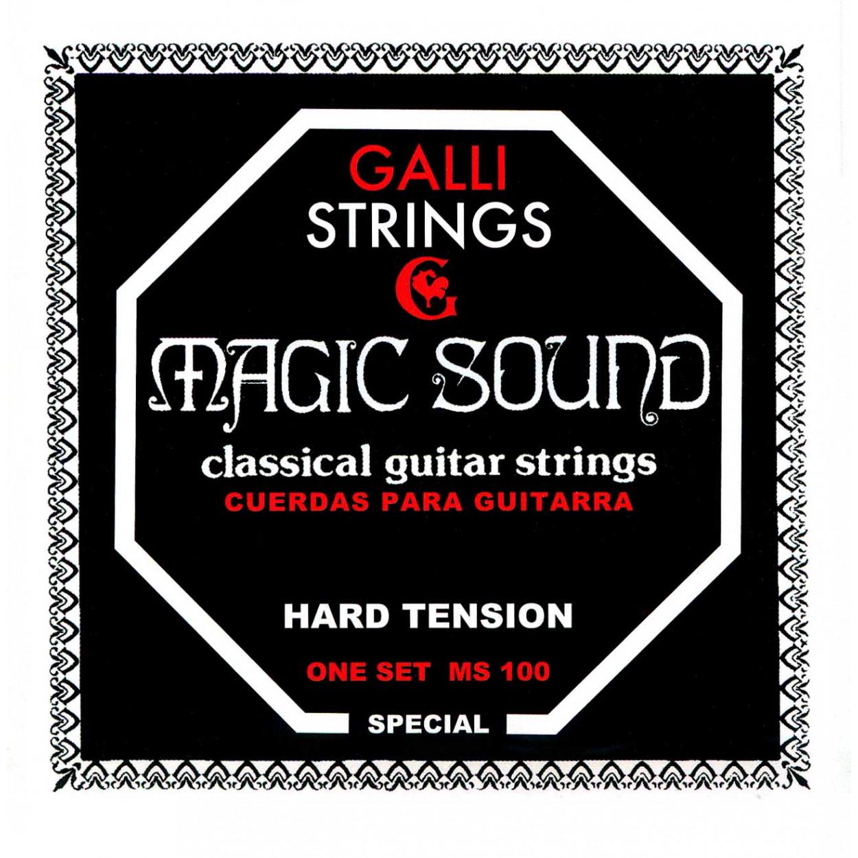 Струны для классической гитары GalliStrings MS 100 Hard TNS (21332) Струны для классической гитары GalliStrings MS 100 Hard TNS (21332)