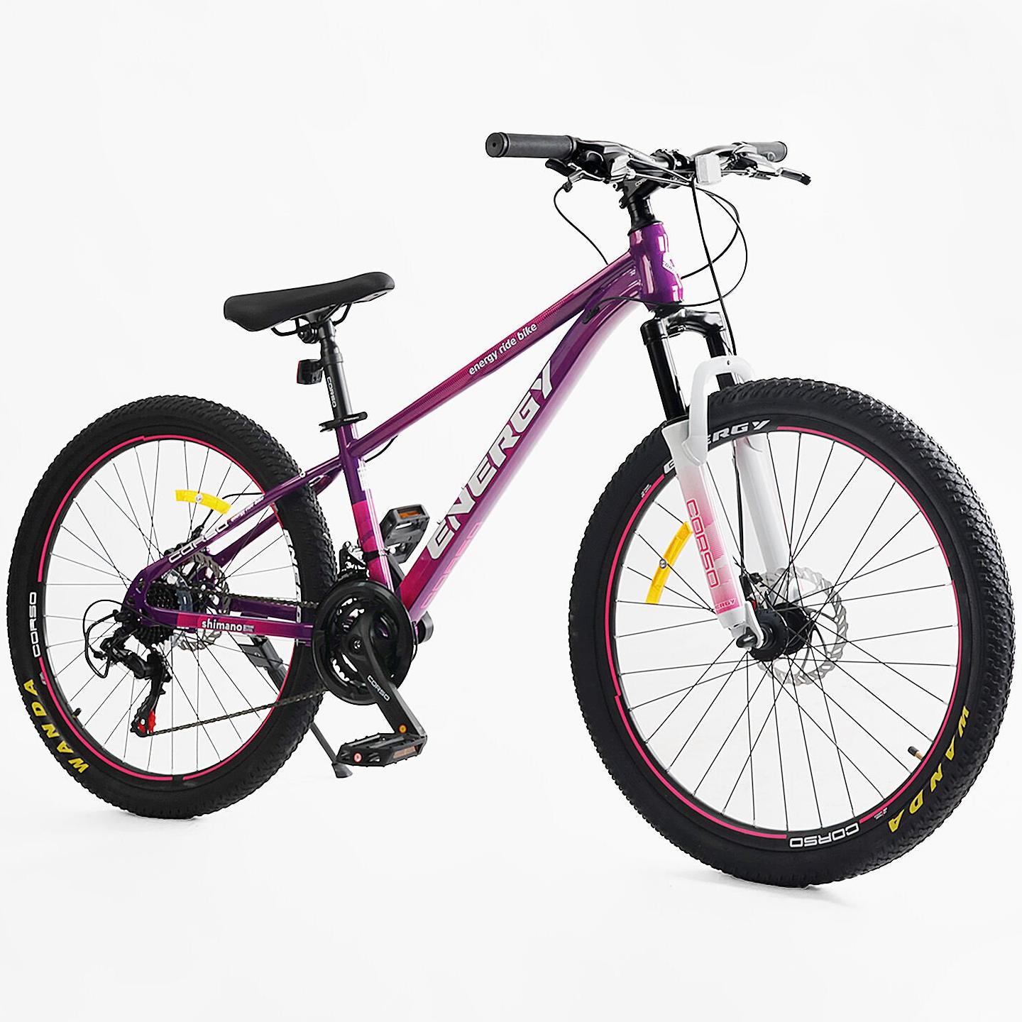 Велосипед гірський Corso Energy 26"/13" Фіолетовий (1204798465) - фото 2