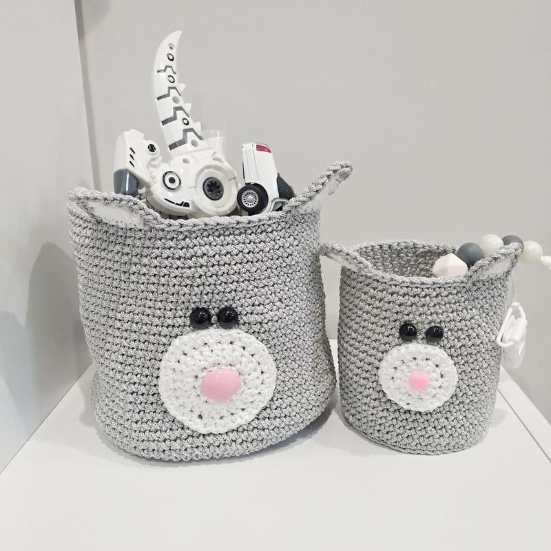 Набор корзинок органайзеров ручной работы (23539-Нов)