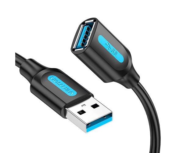 Кабель Vention CBHBH USB 3.0 Type-A Male to Type-A Female 2A 2 м Black