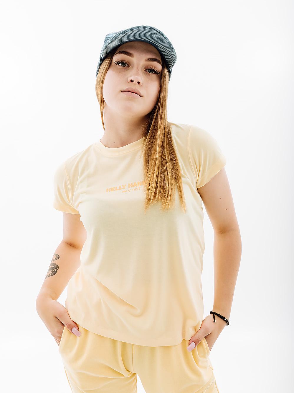 Футболка женская Helly Hansen W ALLURE T-SHIRT S Желтый (7d53970-367 S)
