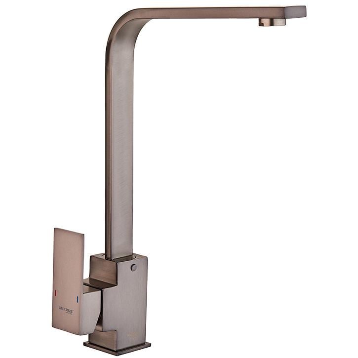 Змішувач для кухні MIXXUS KUB-011 MI6096 одноважільний Графітовий (214393)