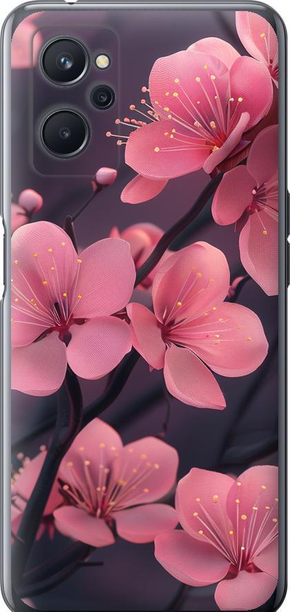 Чехол на Realme 9i Пурпурная сакура (6075u-2705-42517)