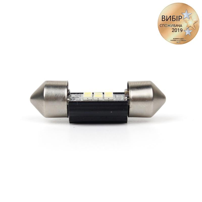 Автолампи світлодіодні Carlamp C5W софітка + canbus Т11x31 мм 2 шт. (SJ-K6-31мм) - фото 8 Автолампи світлодіодні Carlamp C5W софітка + canbus Т11x31 мм 2 шт. (SJ-K6-31мм) - фото 8