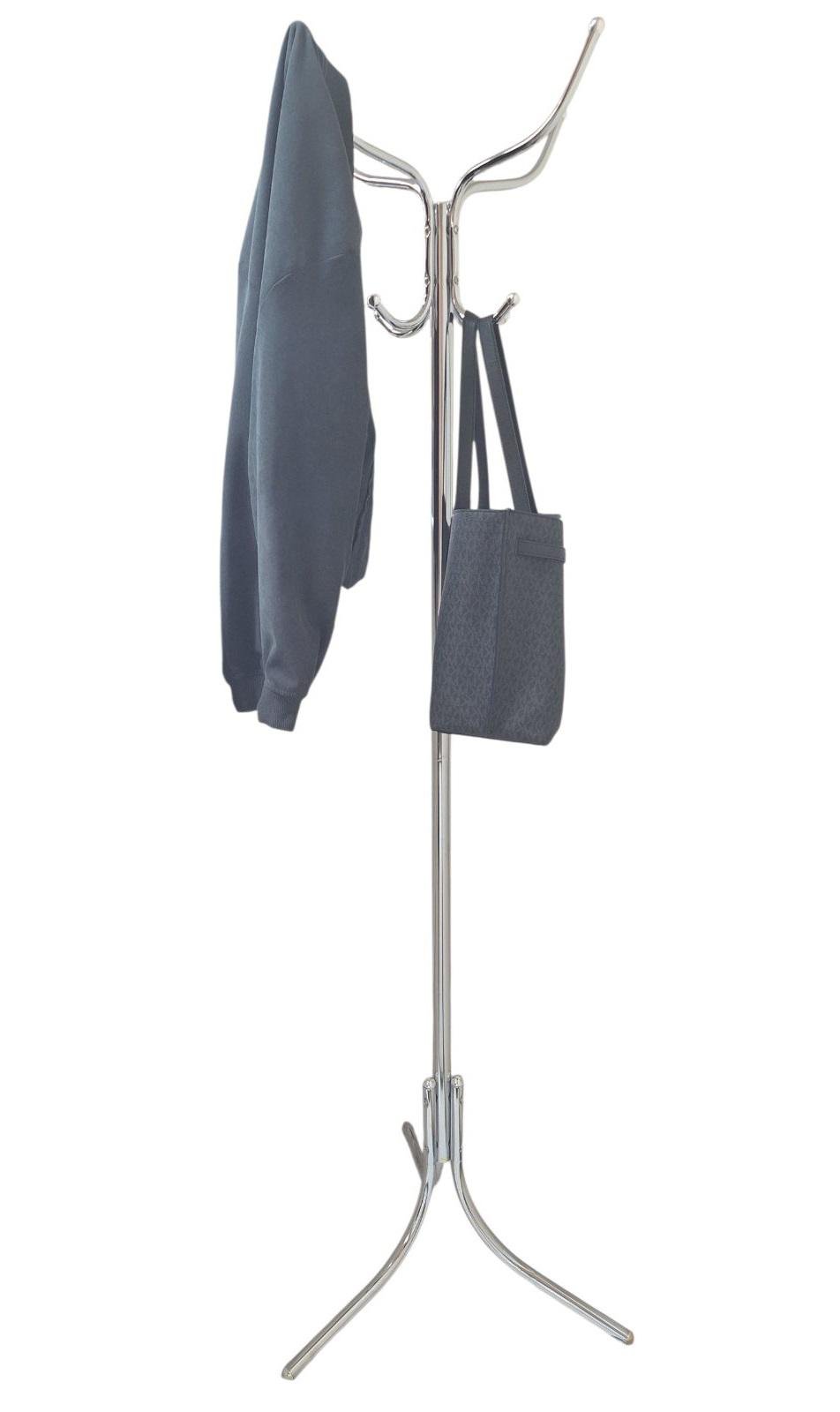 Вешалка кактус напольная для одежды с крючками 60x60x182 см Хром (DA14232C) - фото 3