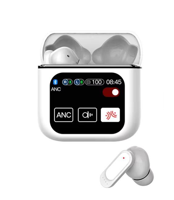 Наушники беспроводные TWS SE60 ANC с LED-экраном
