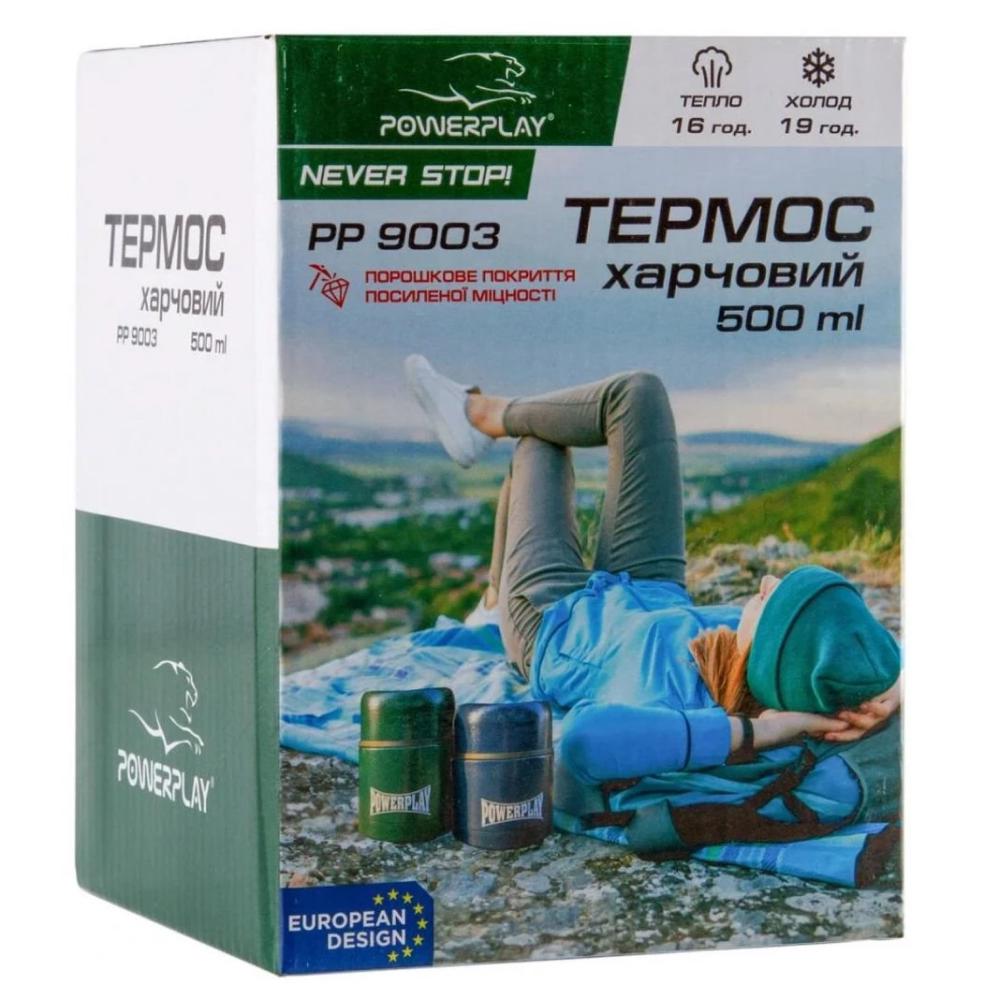 Термос пищевой PowerPlay 9003 500 мл Зеленый - фото 4 Термос пищевой PowerPlay 9003 500 мл Зеленый - фото 4