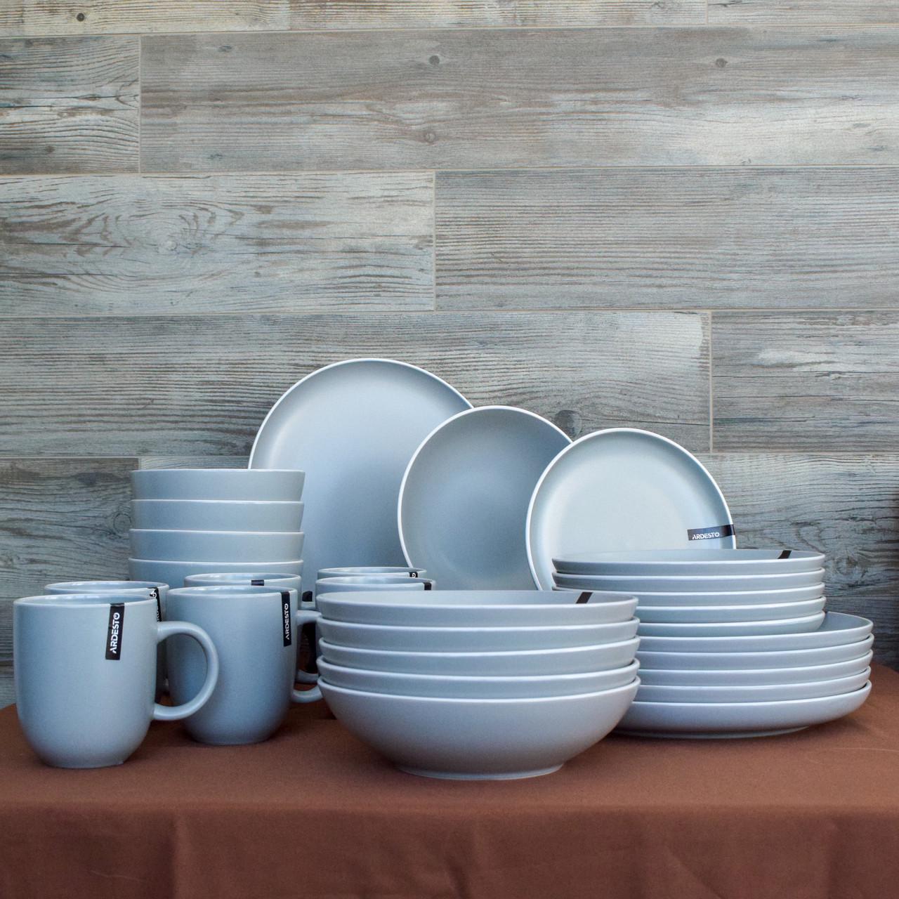 Сервиз столовый Ardesto Cremona Dusty 30 Серый