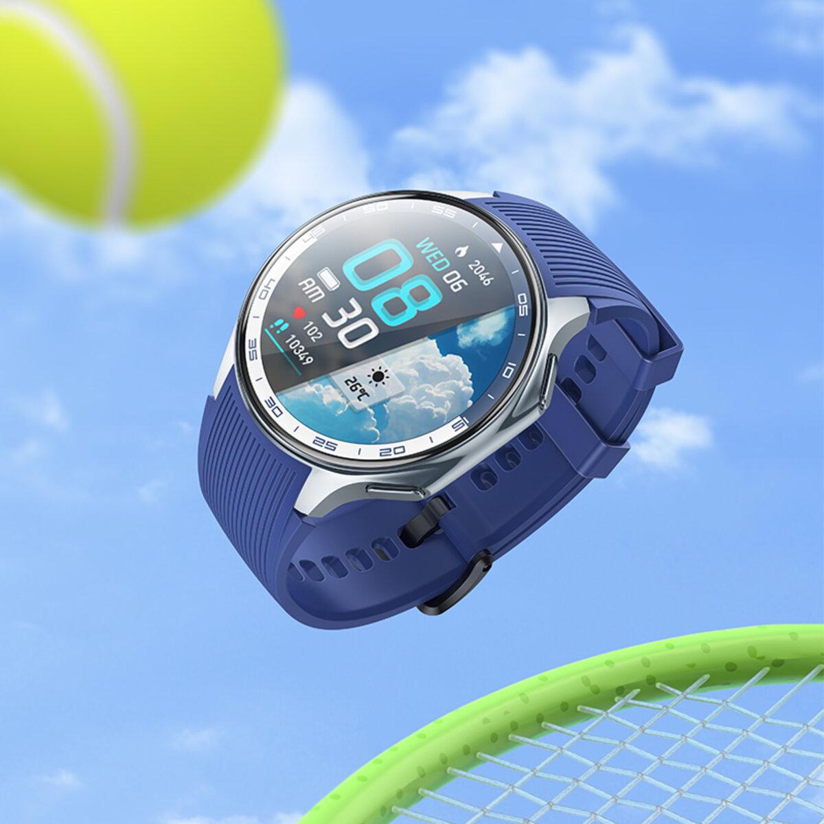 Смарт-годинник Hoco Y24 AMOLED Smart sport watch call version 1,43" BT5.3 390 mAh Silver (6942007641012) - фото 4