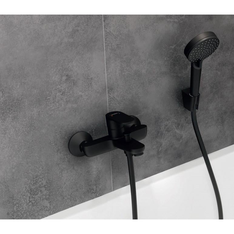 Змішувач для ванни Hansgrohe Vernis Blend Matt Black (71440670) - фото 3