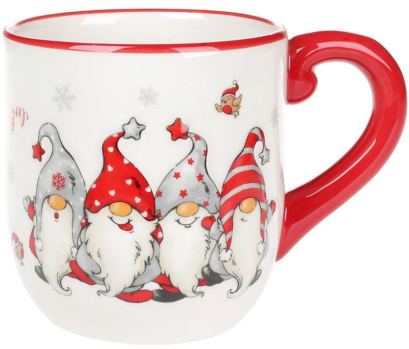 Чашка керамическая веселые гномы 500 мл - фото 1 Чашка керамическая веселые гномы 500 мл - фото 1