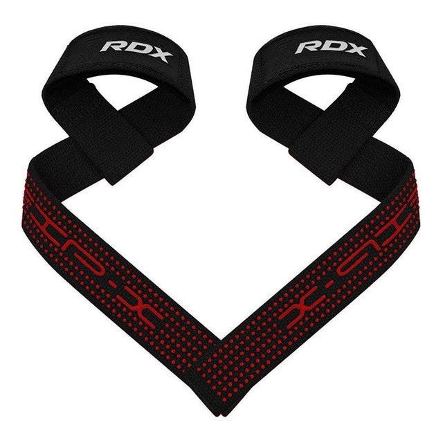 Лямки для тяги RDX S4 Gym Cotton Gel Straps Plus Black (WAC-S4B+)