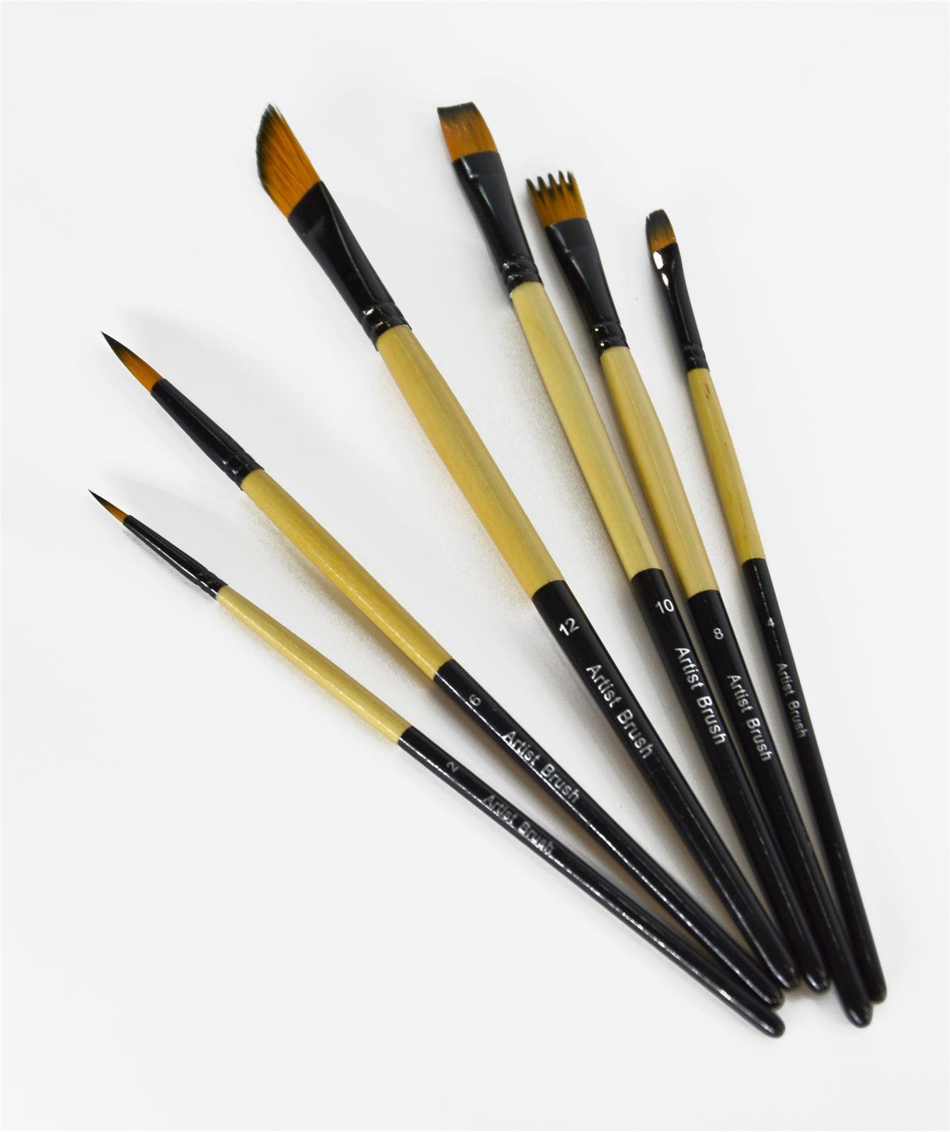 Пензлі для малювання нейлонові Worison 6 шт. (WN-PB6)