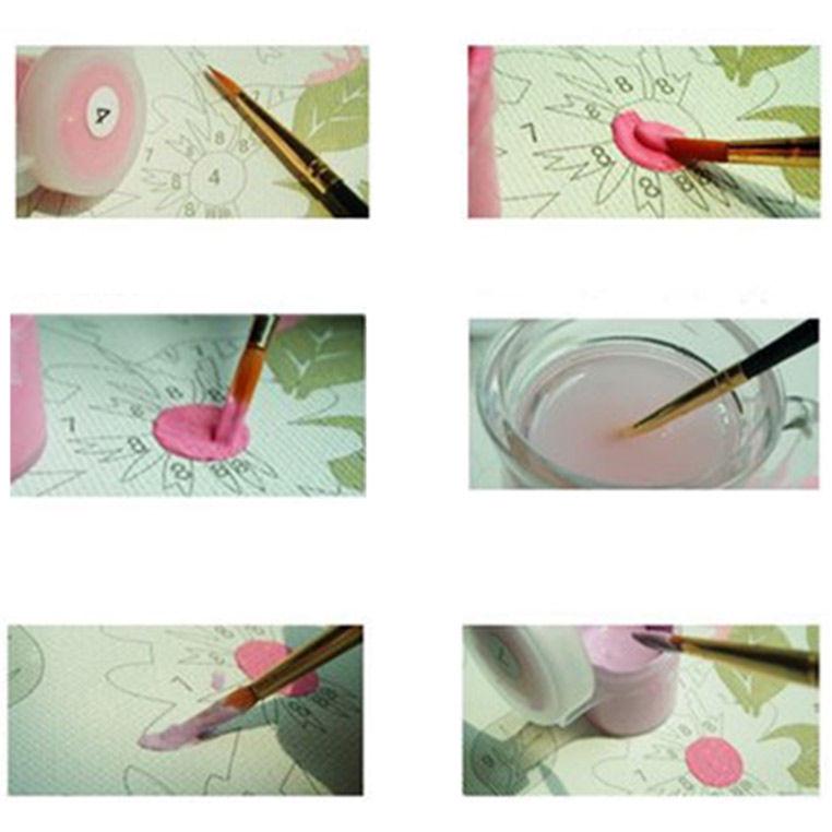 Картина за номерами Ідейка КН3002 Букет королівських півоній 40х50 см (L038073) - фото 5